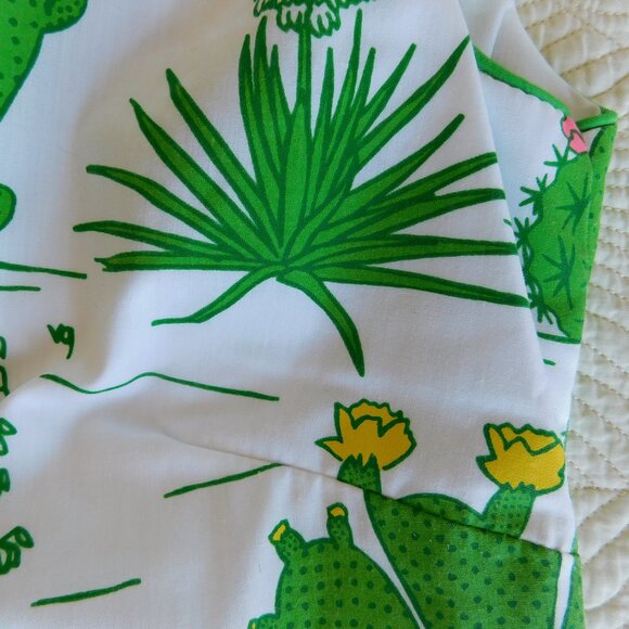 NOS Vested Gentress Scottsdale Tucson Joshua Tree Palm Springs cactus dress sz 8 - Picture 9 of 16